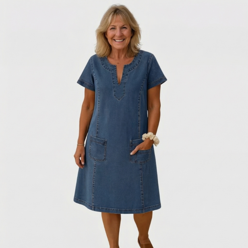Julia™ - Denim Dress With Pockets