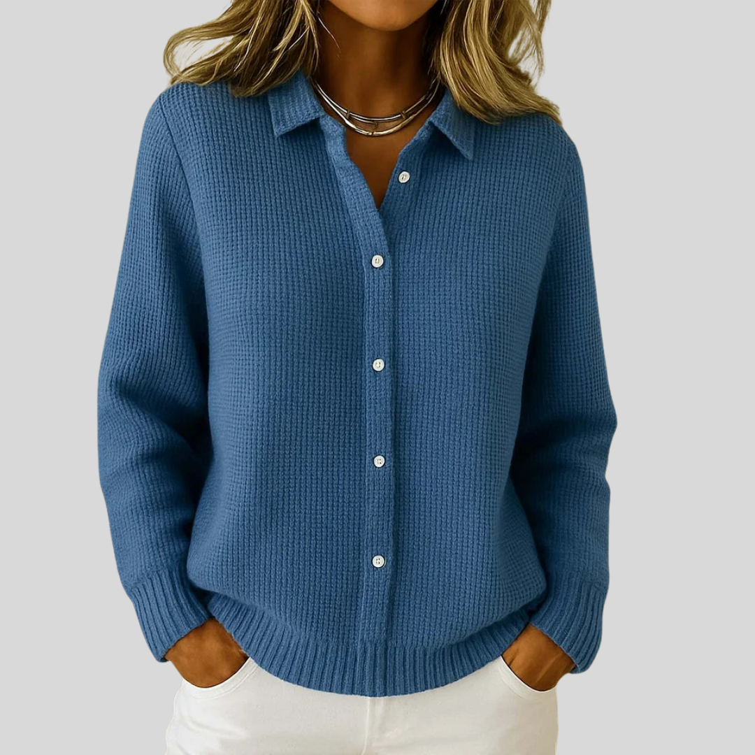 Genevia™ | Cozy Long Sleeve Cardigan