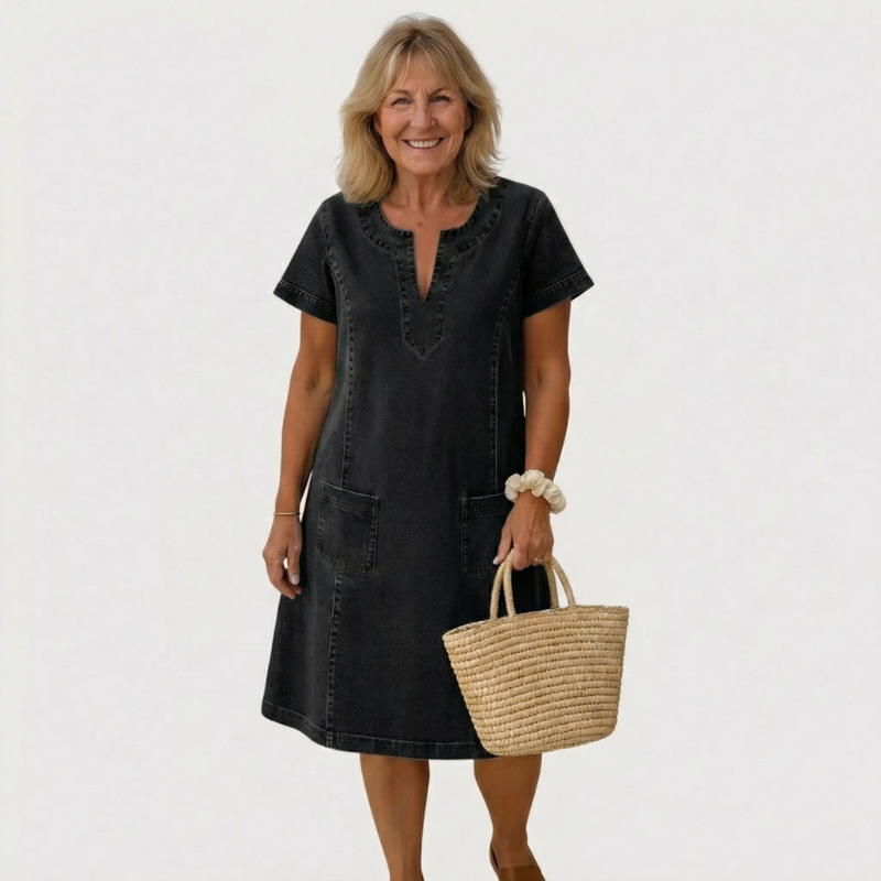 Julia™ - Denim Dress With Pockets