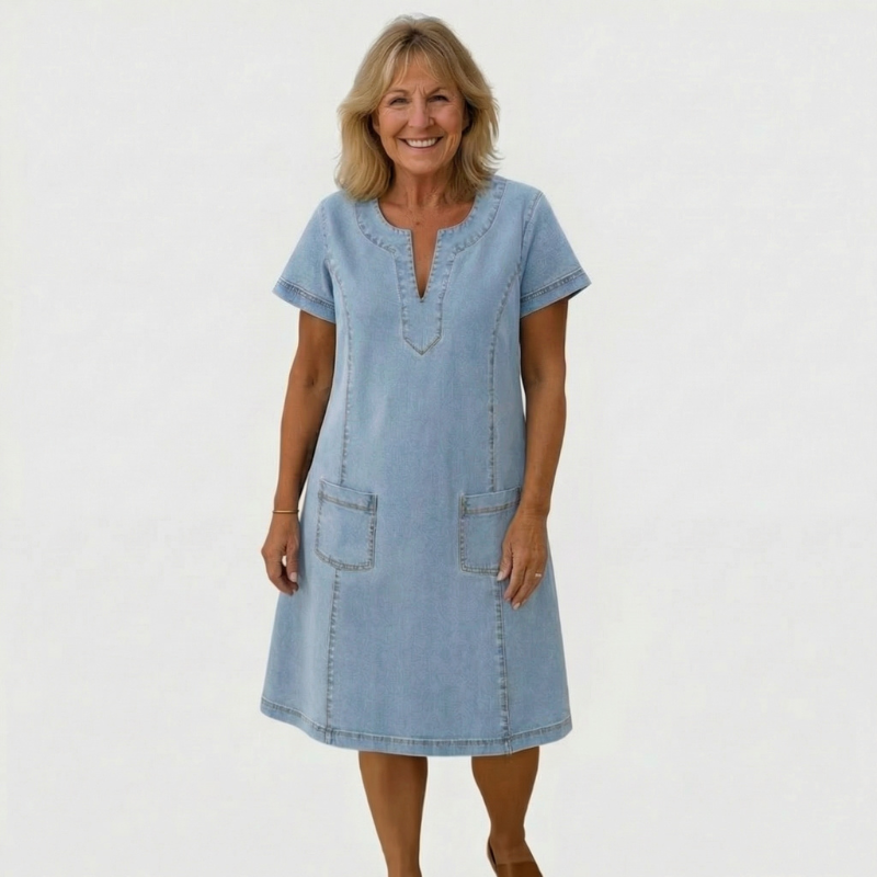 Julia™ - Denim Dress With Pockets
