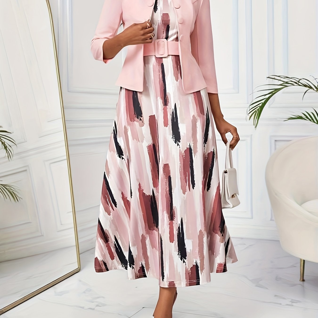 Amelie | Belted Two-Piece Set