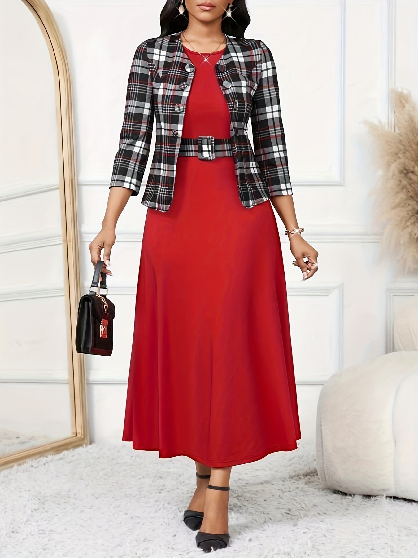 Amelie | Belted Two-Piece Set