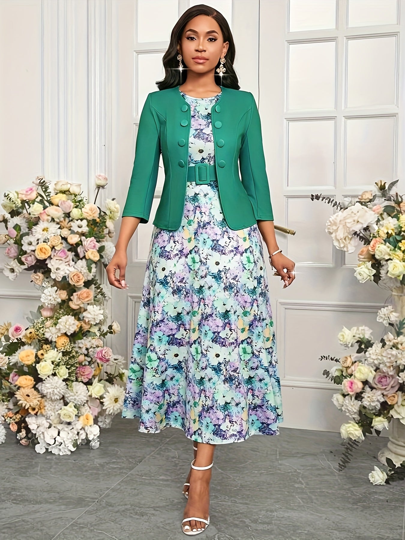 Amelie | Belted Two-Piece Set