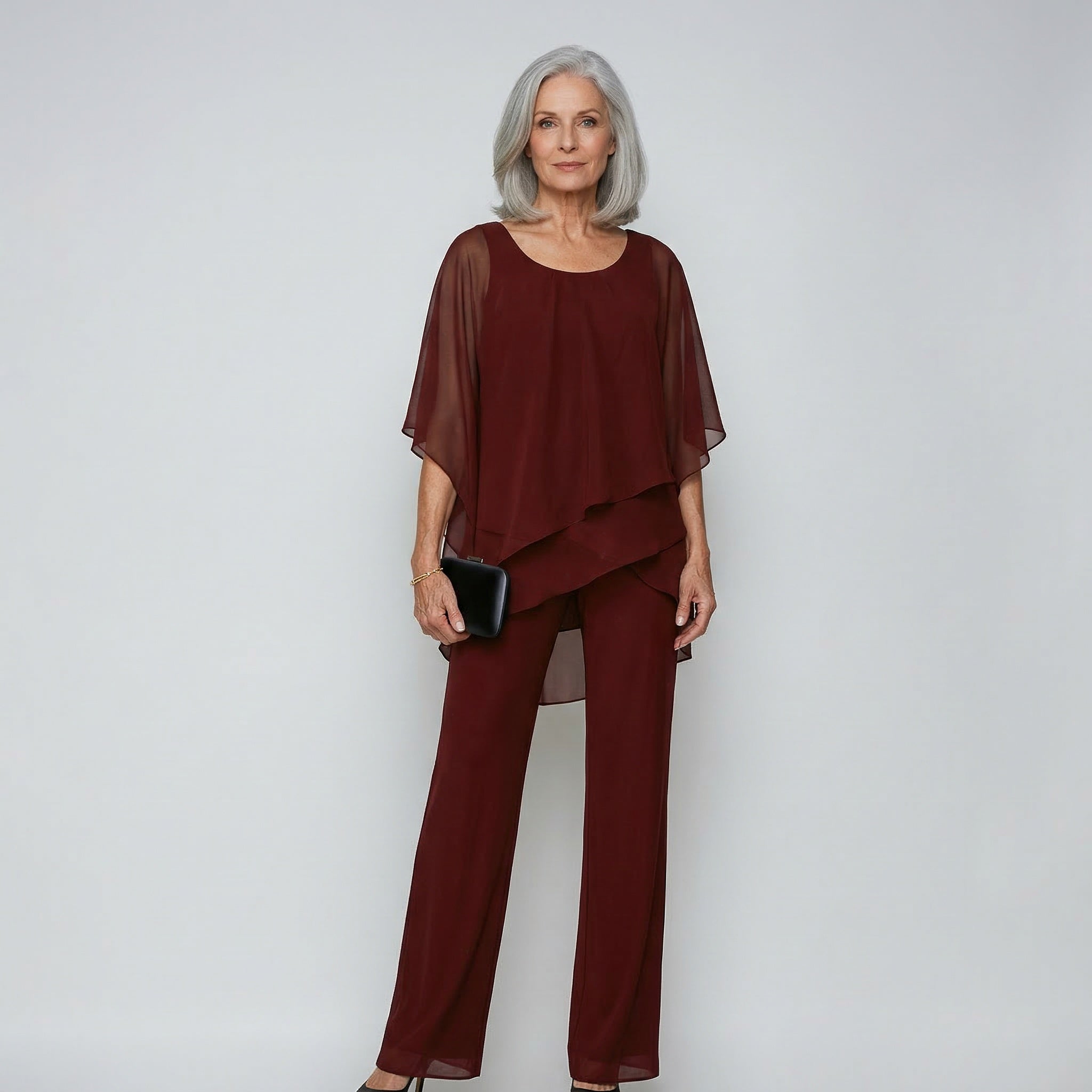 Mariella - Two-Piece Layered Wedding Guest Set