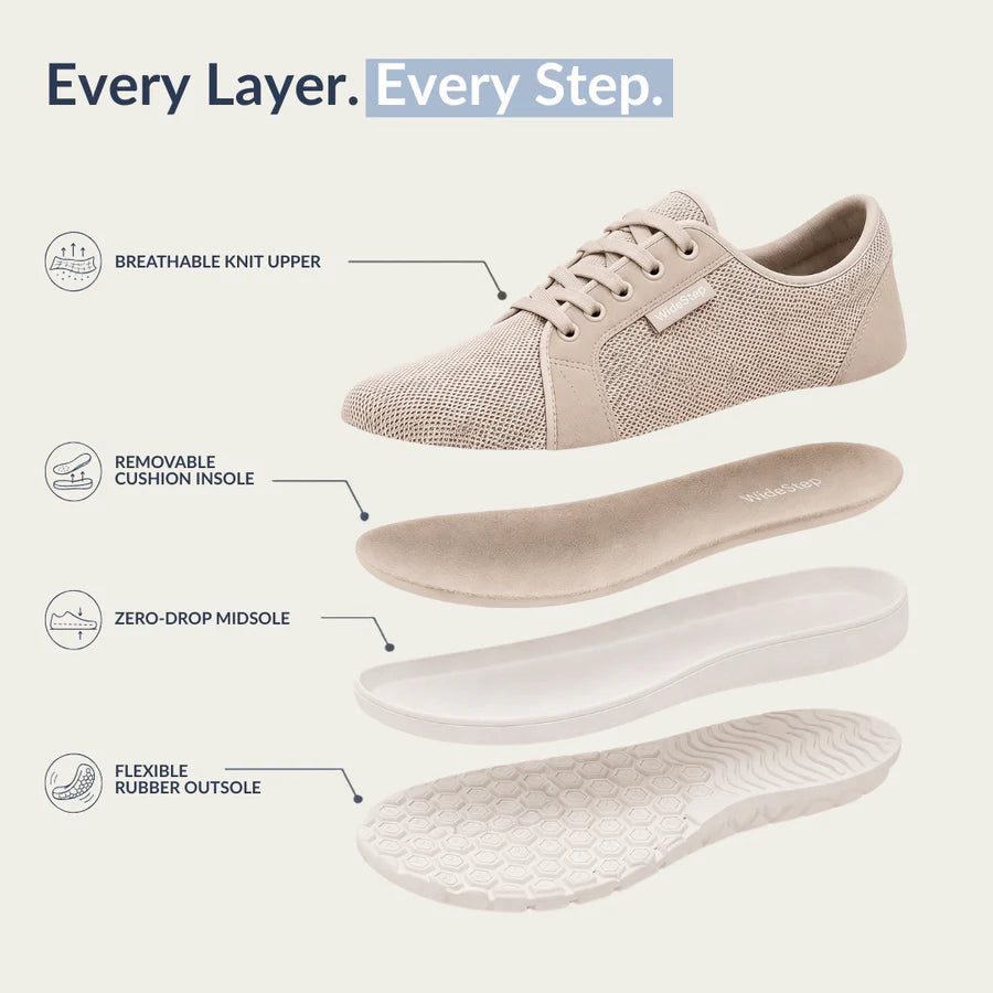Millie - WideStep Trainers (Wide Fit)