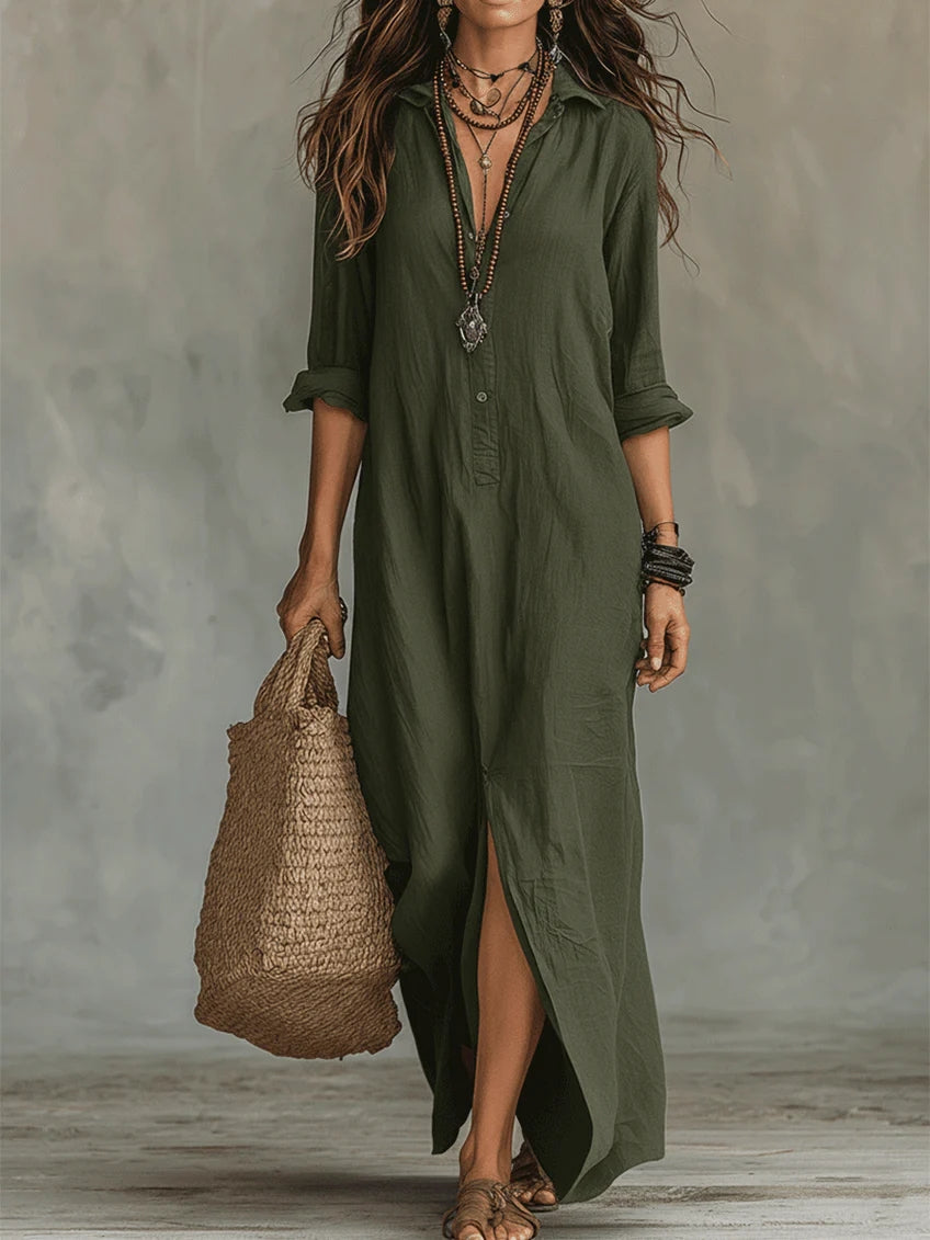 Soline™ | Relaxed Comfort Maxi Dress