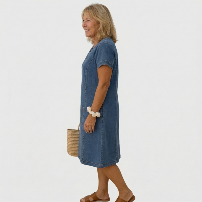 Julia™ - Denim Dress With Pockets