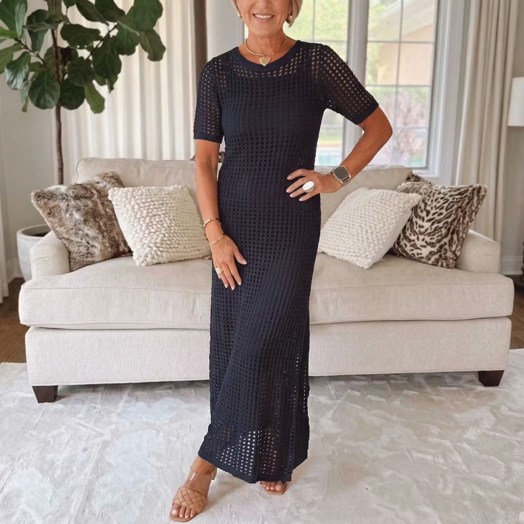 Bethany™ - Crochet Maxi Dress & Inner Dress Set