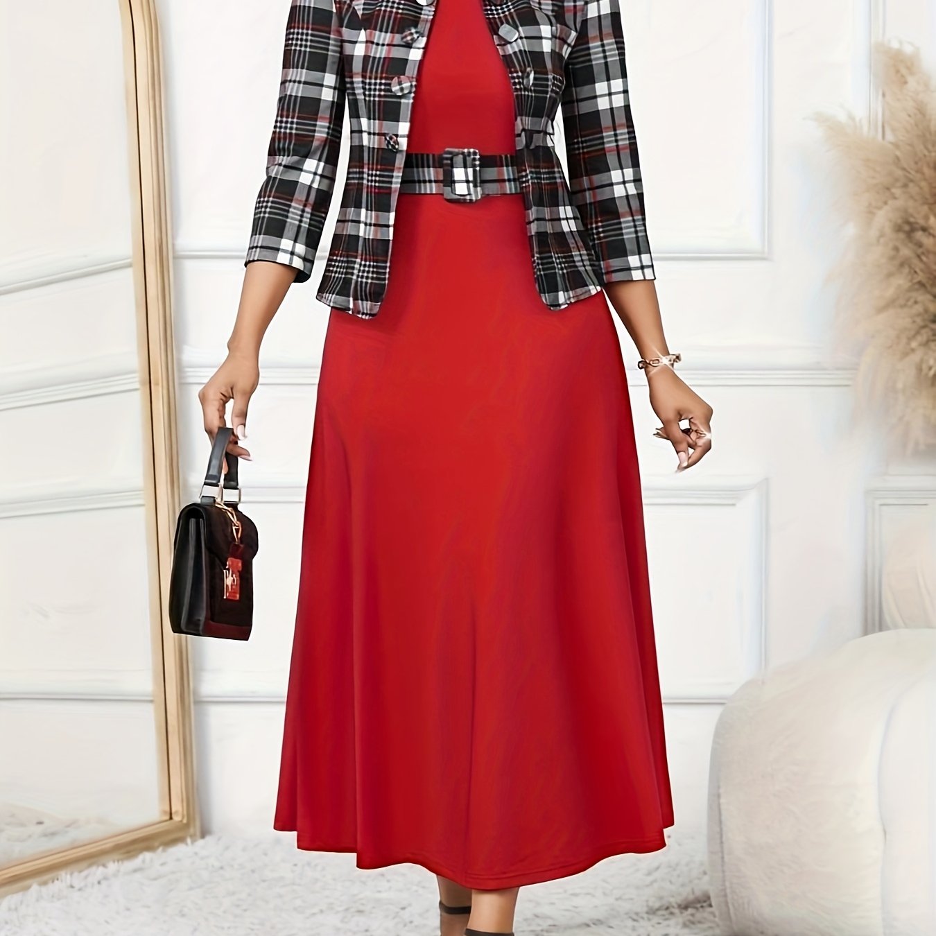 Amelie | Belted Two-Piece Set