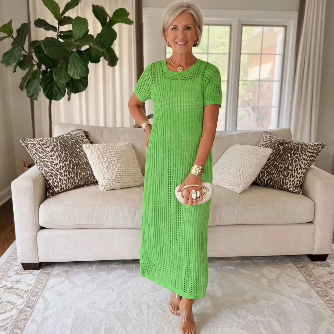 Bethany™ - Crochet Maxi Dress & Inner Dress Set