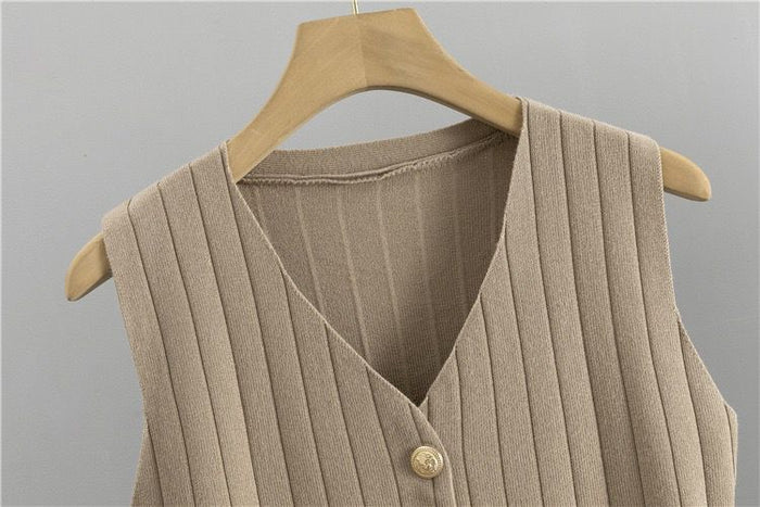 Isabella | Chic Knitted Vest Co-Ord Set