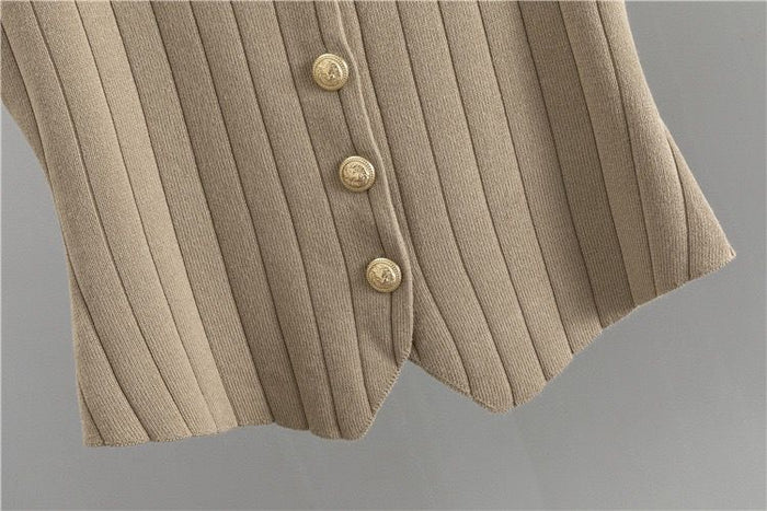 Isabella | Chic Knitted Vest Co-Ord Set