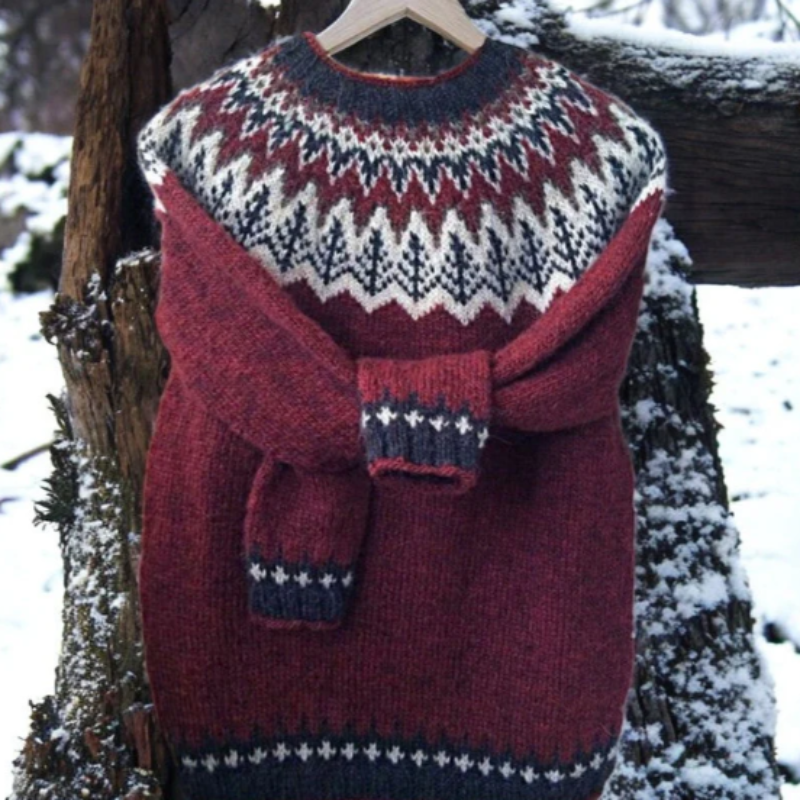 Velvo | Elegant Vintage Crew Neck Vest