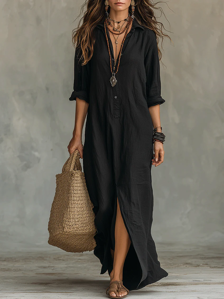 Soline™ | Relaxed Comfort Maxi Dress