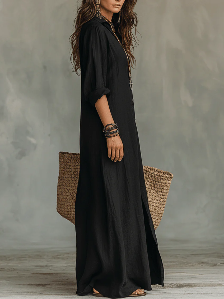 Soline™ | Relaxed Comfort Maxi Dress