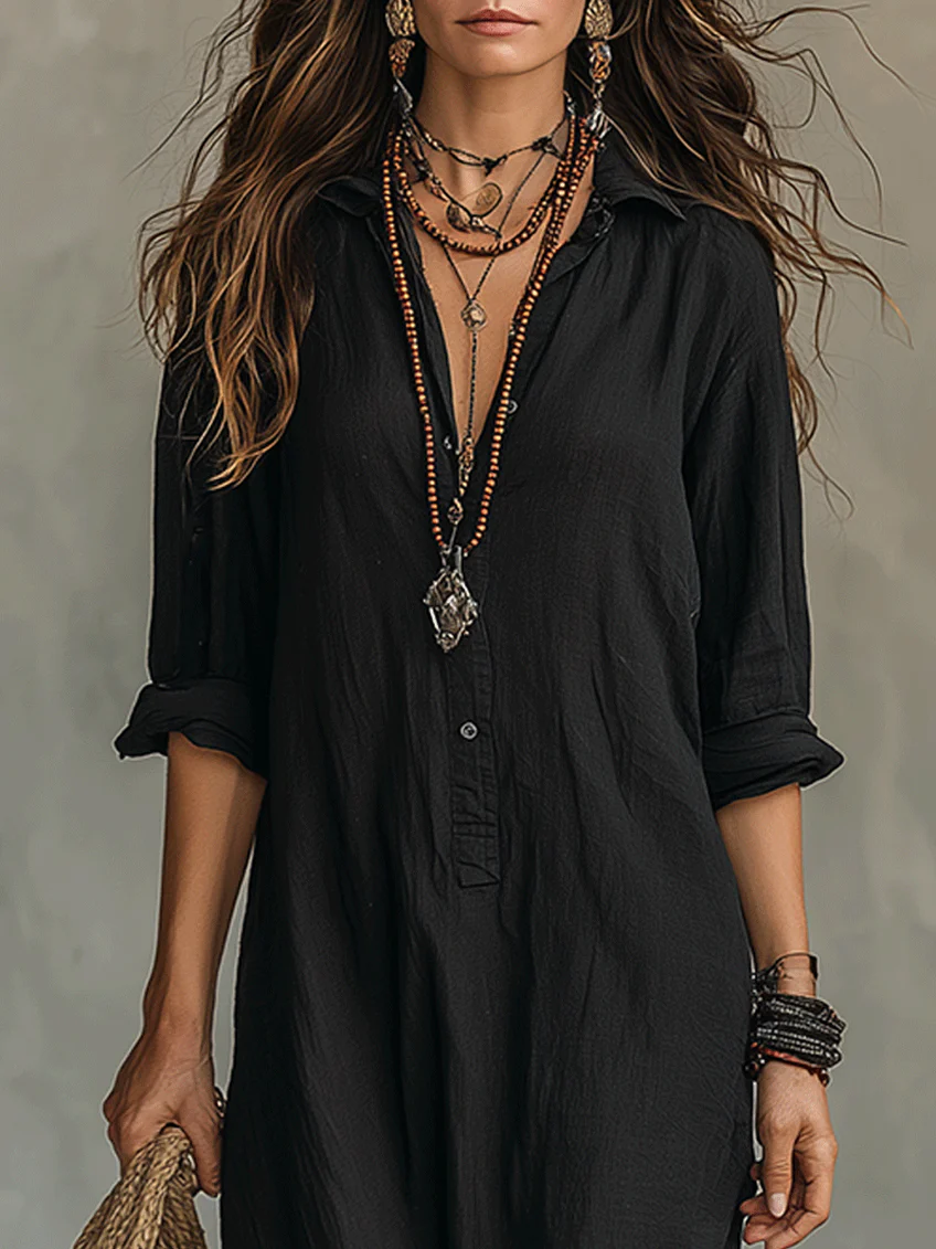 Soline™ | Relaxed Comfort Maxi Dress