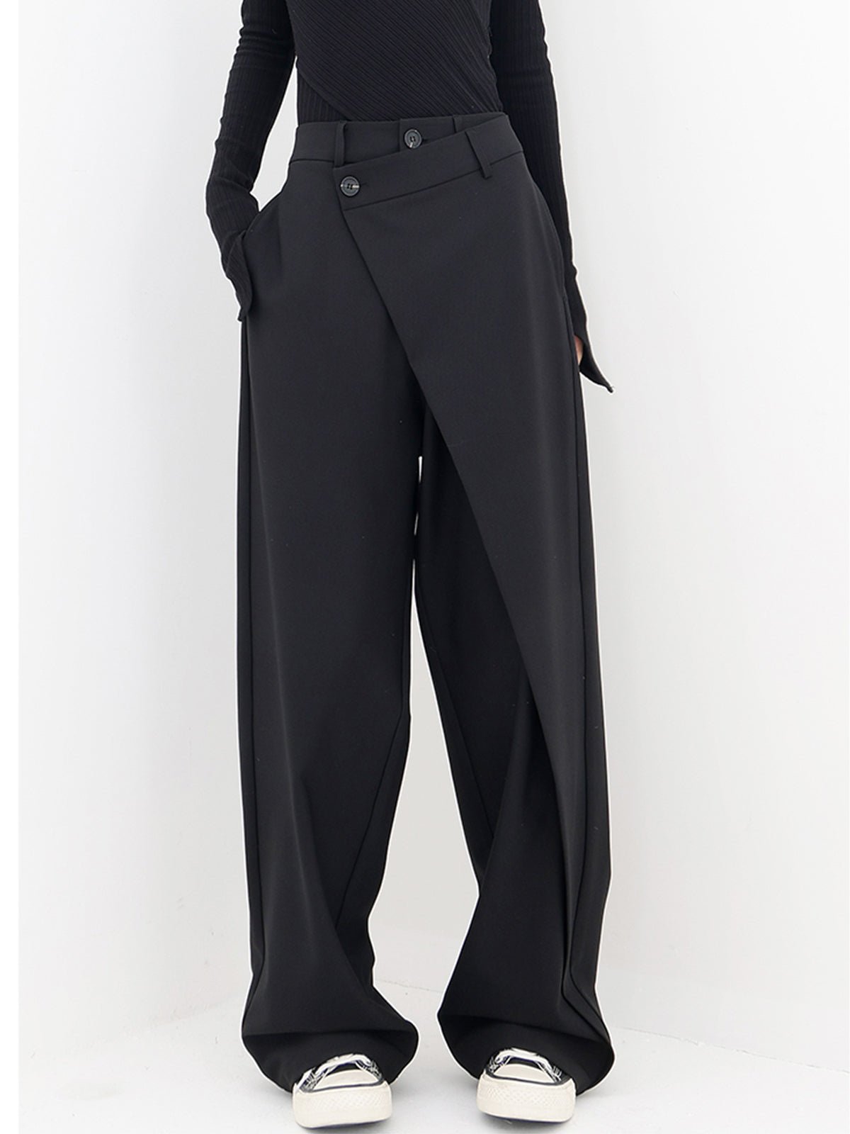 Livia - Asymmetrical Comfort Trousers