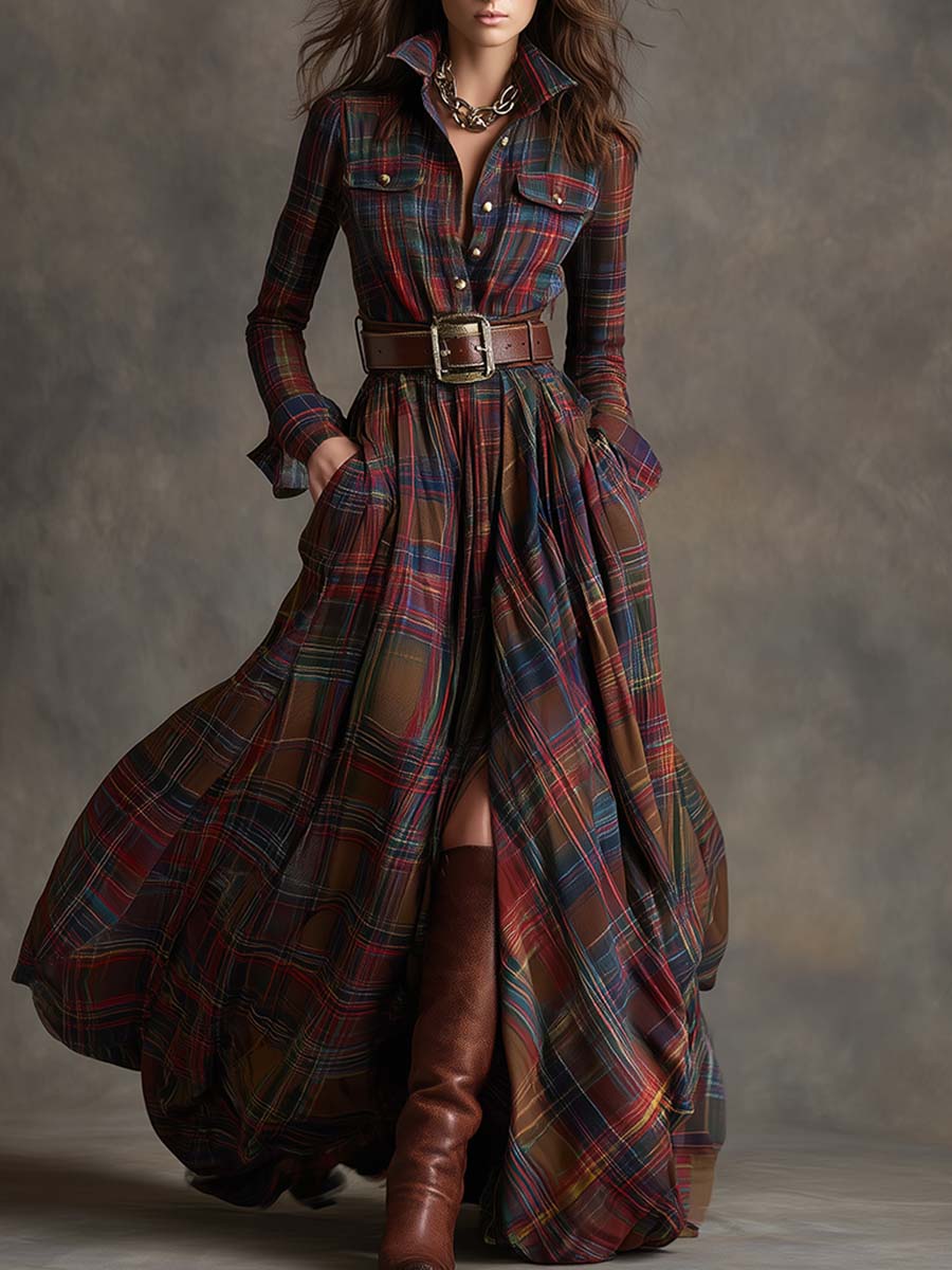 Scarlett | Belted Shirt Dress
