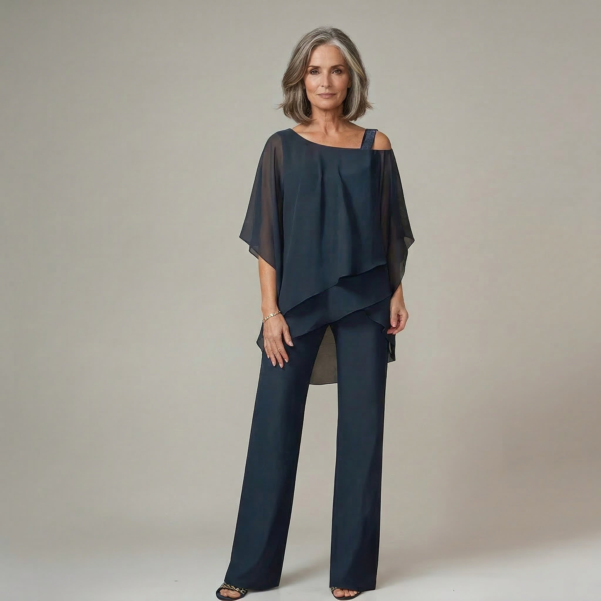 Mariella - Two-Piece Layered Wedding Guest Set