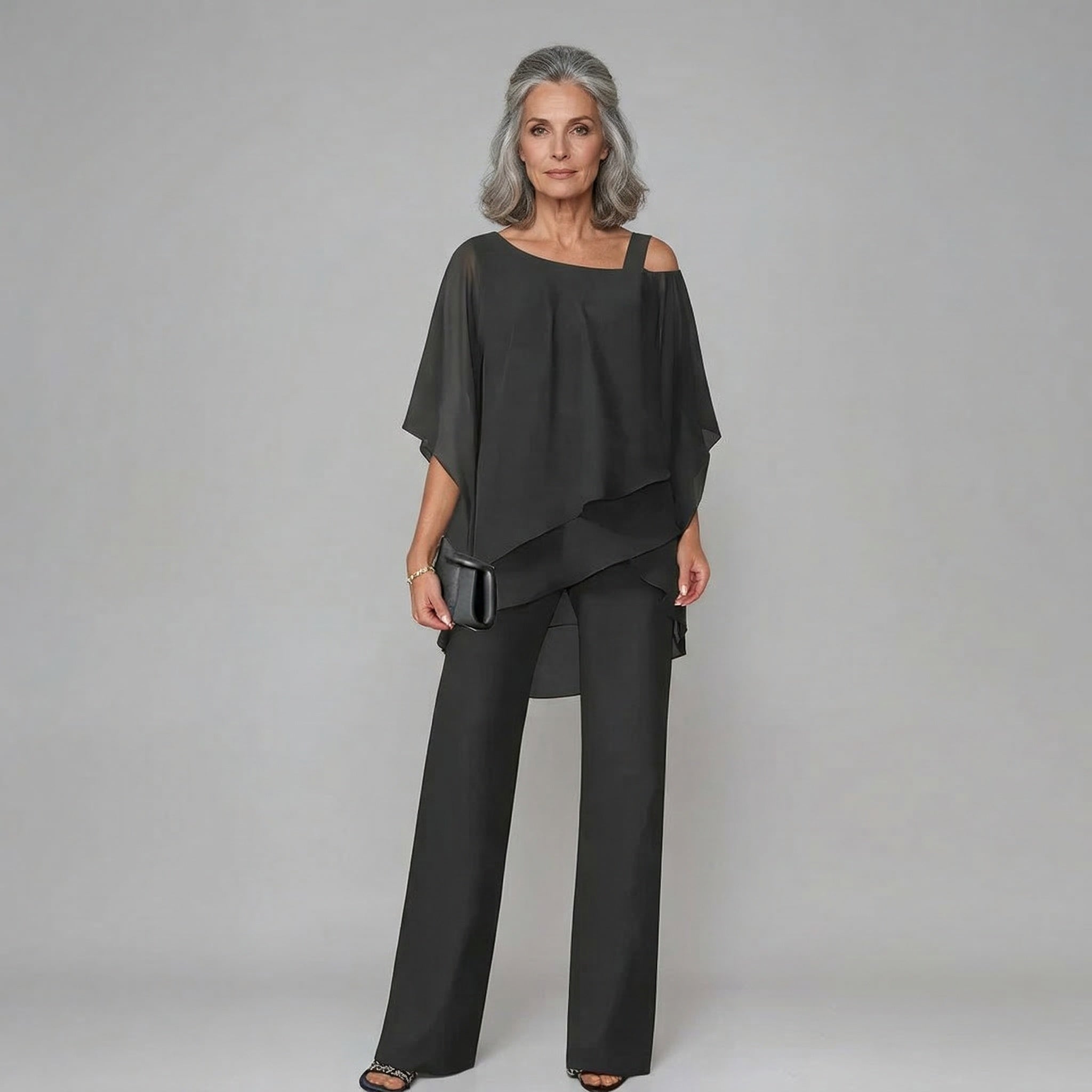 Mariella - Two-Piece Layered Wedding Guest Set